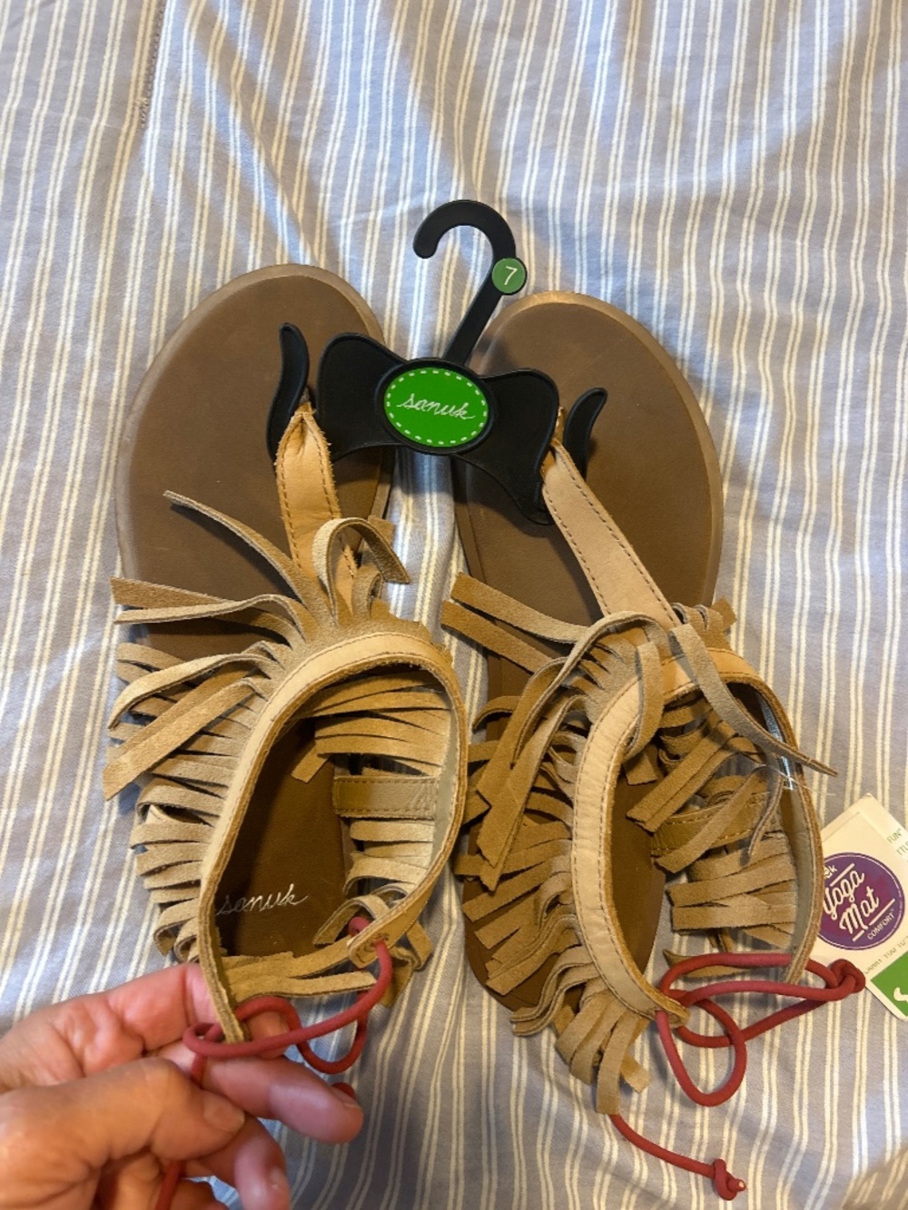 Sanuk Yoga Mat Fringe Sandals